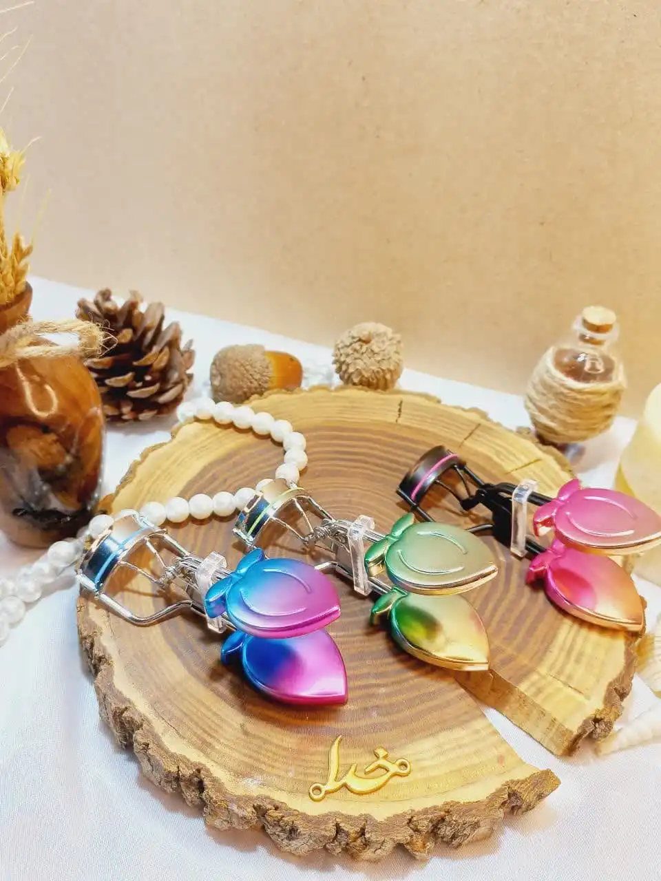 فرمژه طرح توت فرنگی استیل