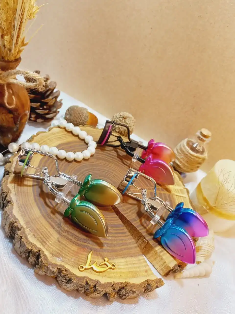 فرمژه طرح توت فرنگی استیل