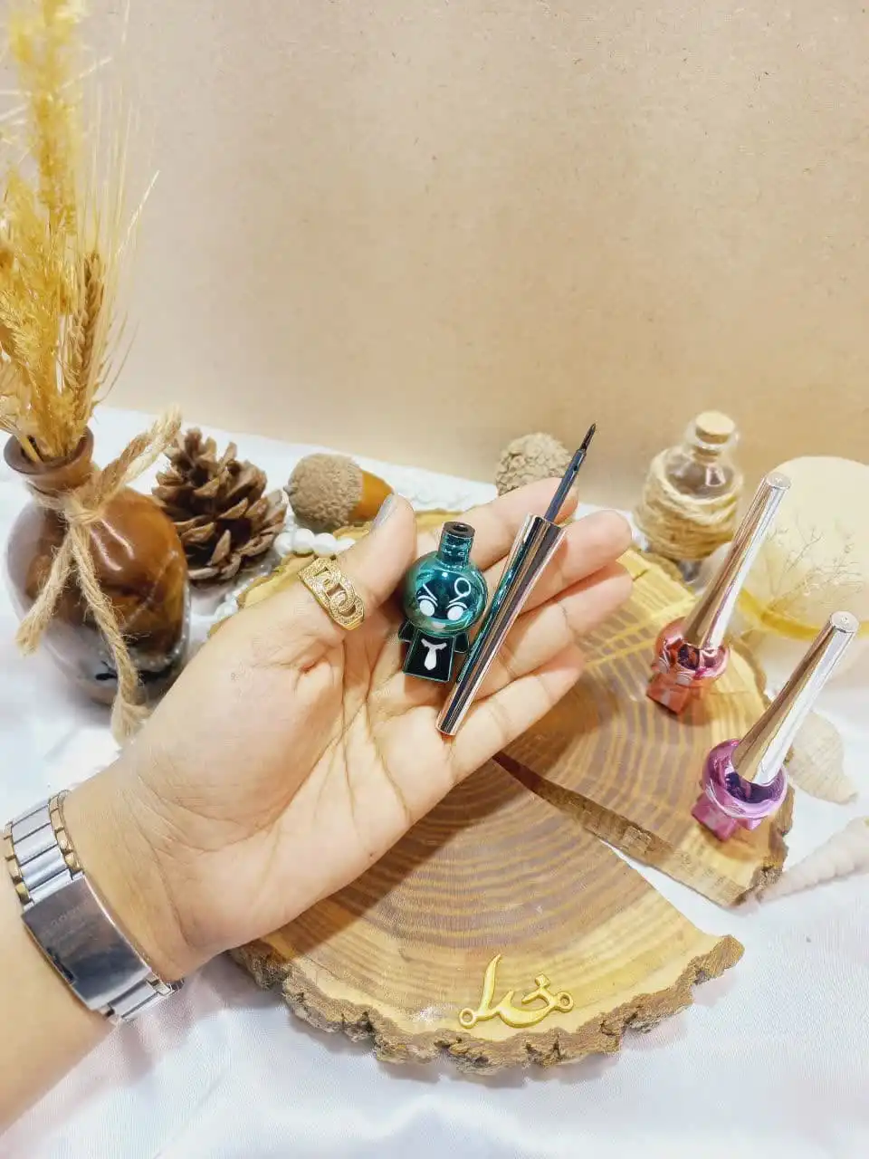 خط چشم ماژیکی  مشکی ضد آب مدل عروسکی هولد مورنینگ HOLD MORNING کد N565