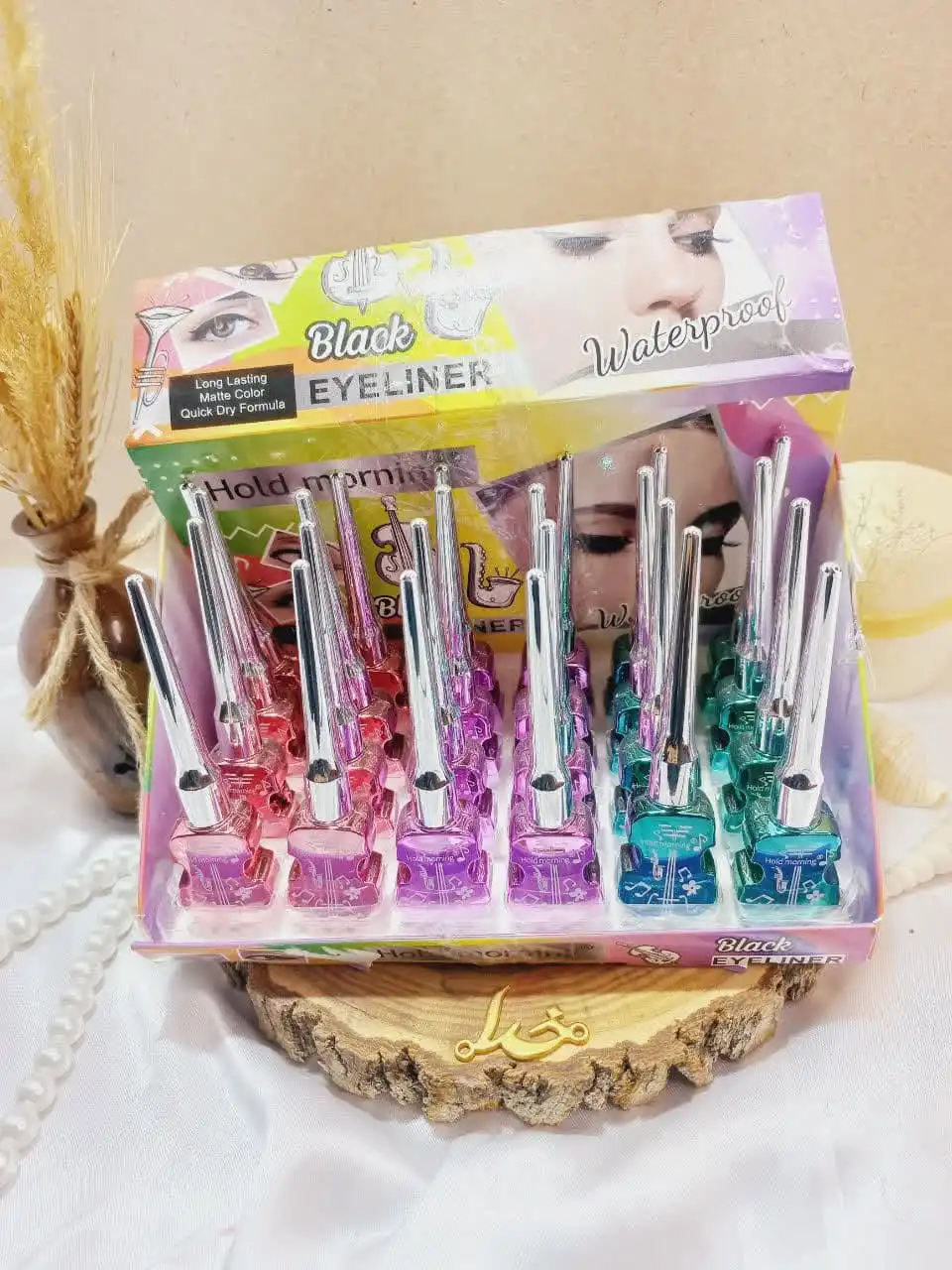 خط چشم ماژیکی مشکی ضد آب مدل گیتار هولد مورنینگ HOLD MORNING کد N567