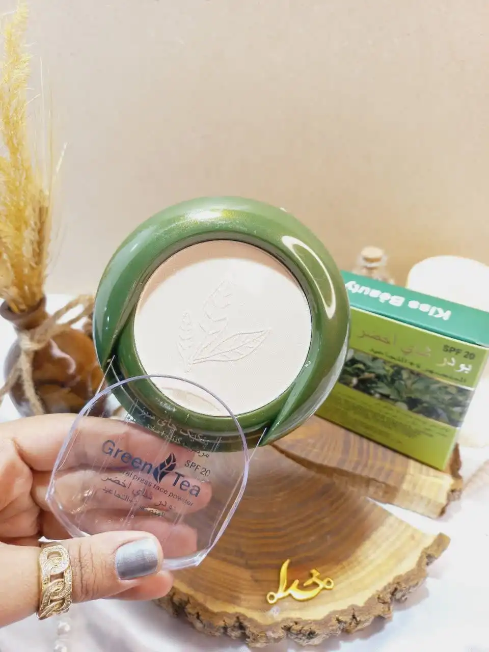 پنکک چای سبز کیس بیوتی kiss beauty کد K008
