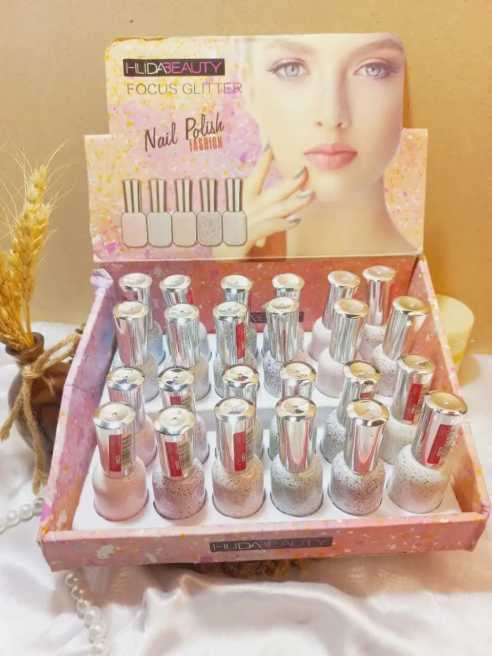 لاک سرامیکی طرح سنگی (ژل) هدی بیوتی HUDA BEAUTY کد H022 | پخش عمده