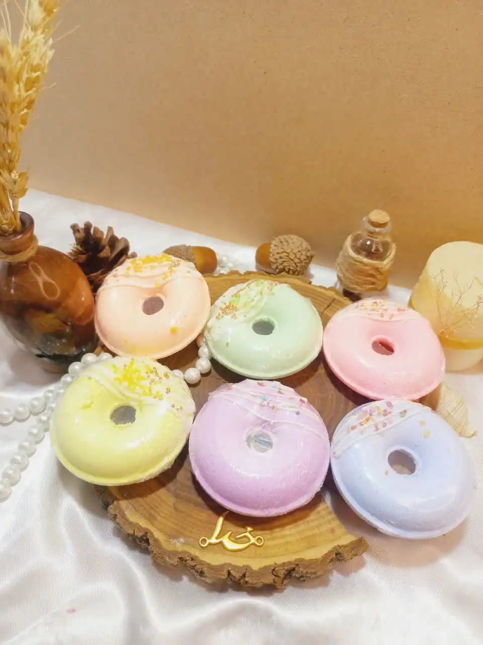 کوکتل و پدیکور دونات خامه ای 100 گرمی با کیفیت با جوشش عالی
