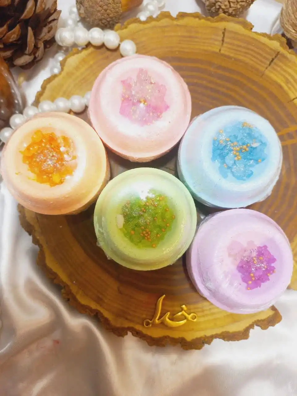 کوکتل و پدیکور توپی نمکی 80 گرمی با کیفیت با جوشش عالی