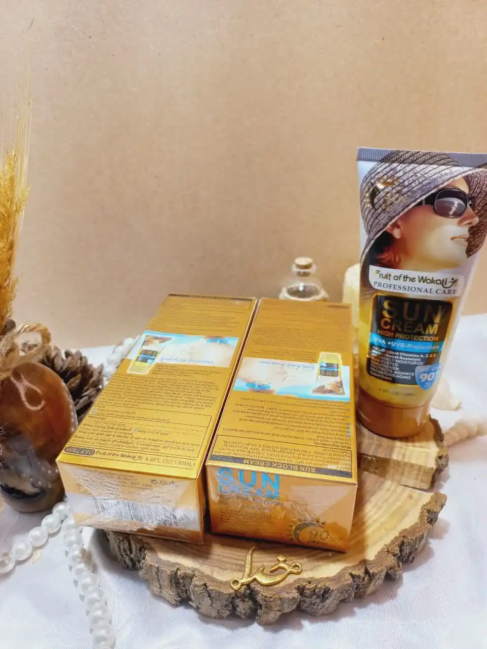 ضد آفتاب ووکالی سان کرم 90 Wokali کد WKL490