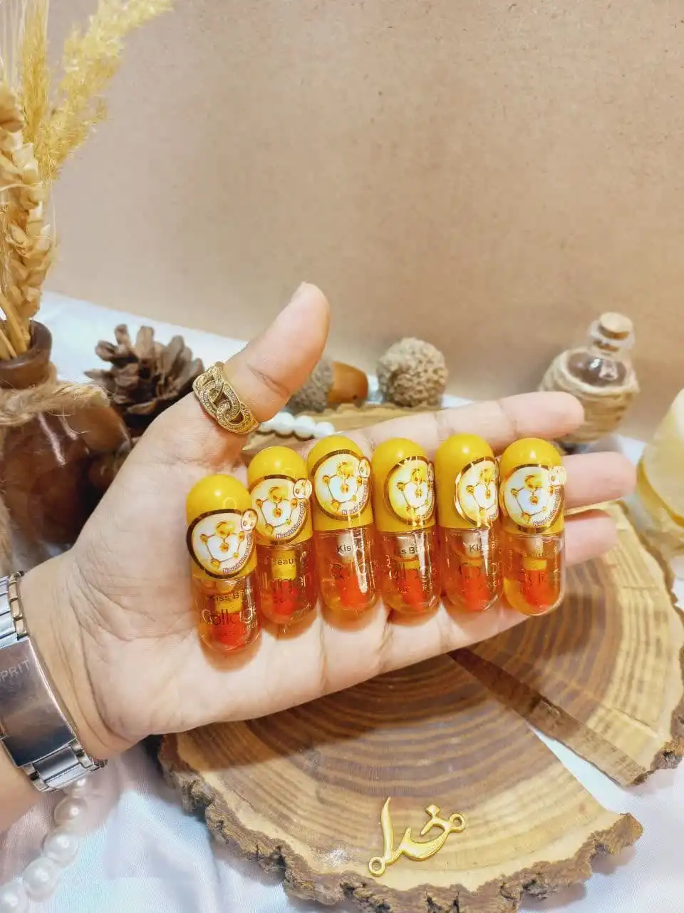 برق لب کپسولی کلاژن دارکیس بیوتی KISS BEAUTY کد7064203