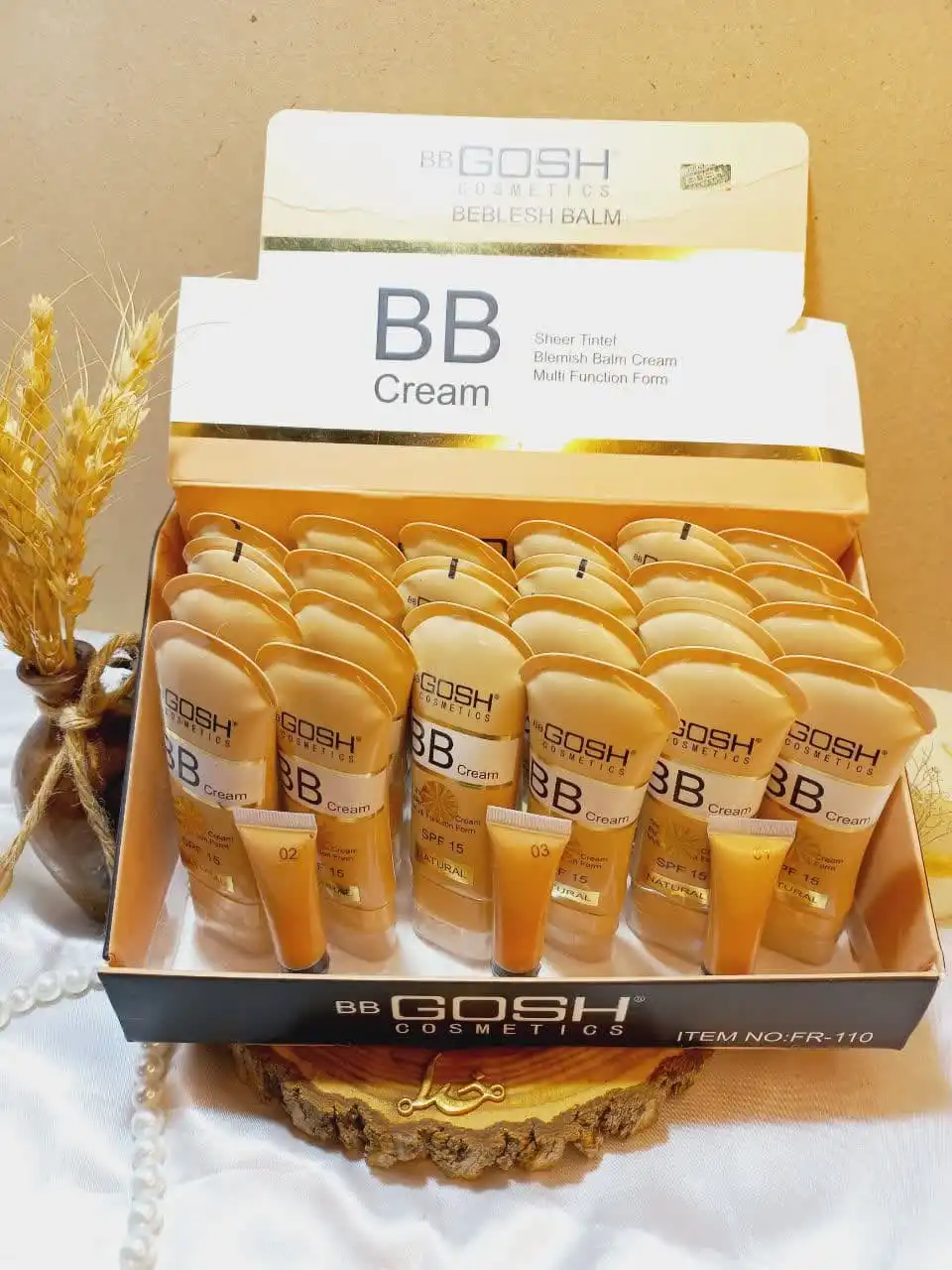 بی بی کرم تیوپی بادوام گاش کاسمتیکس BB GOSH COSMETICS کد FR 110 ساخت دانمارک