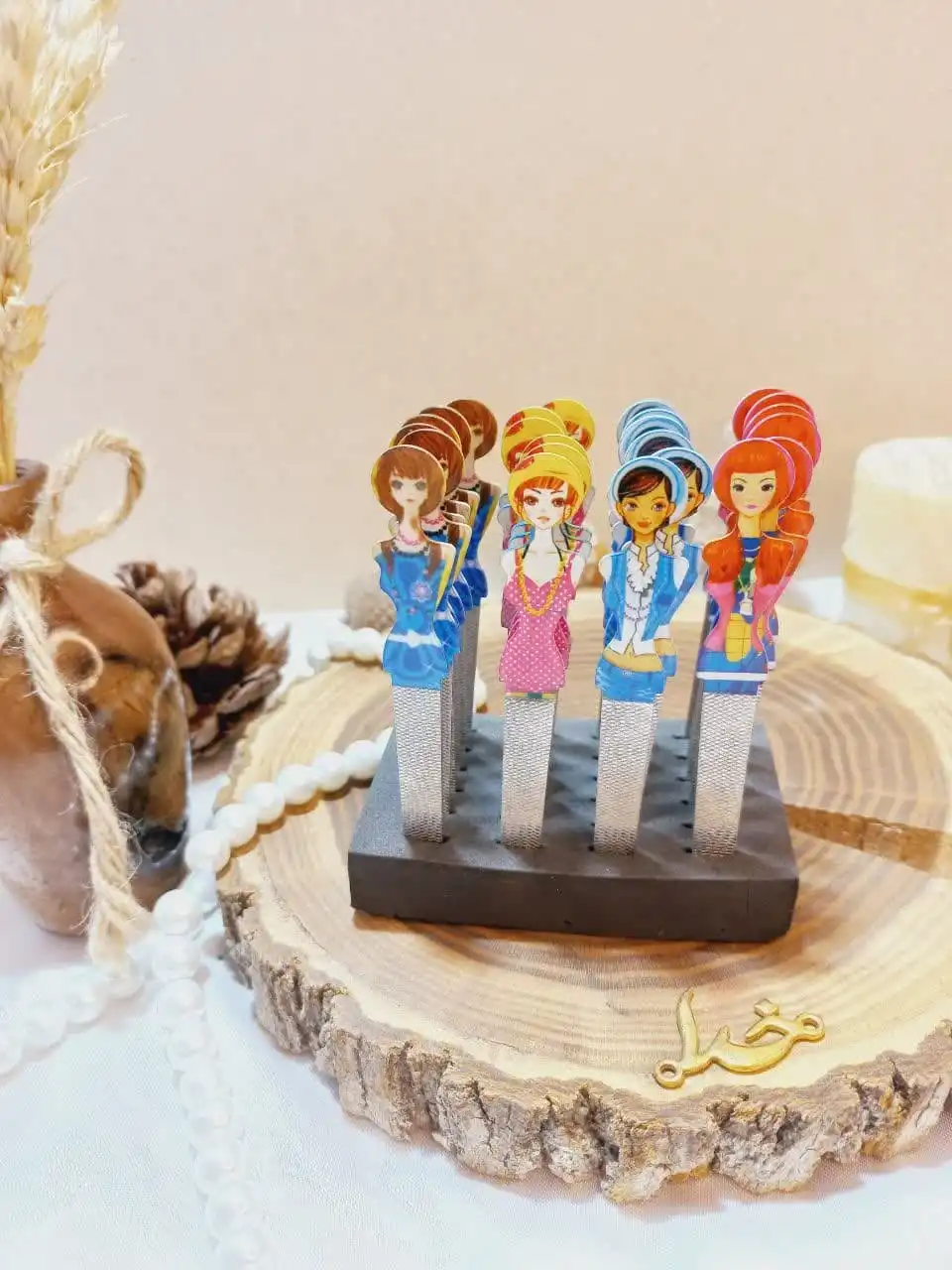 سوهان ناخن استیل طرح عروسکی فنگ زی زی FANG ZIZI