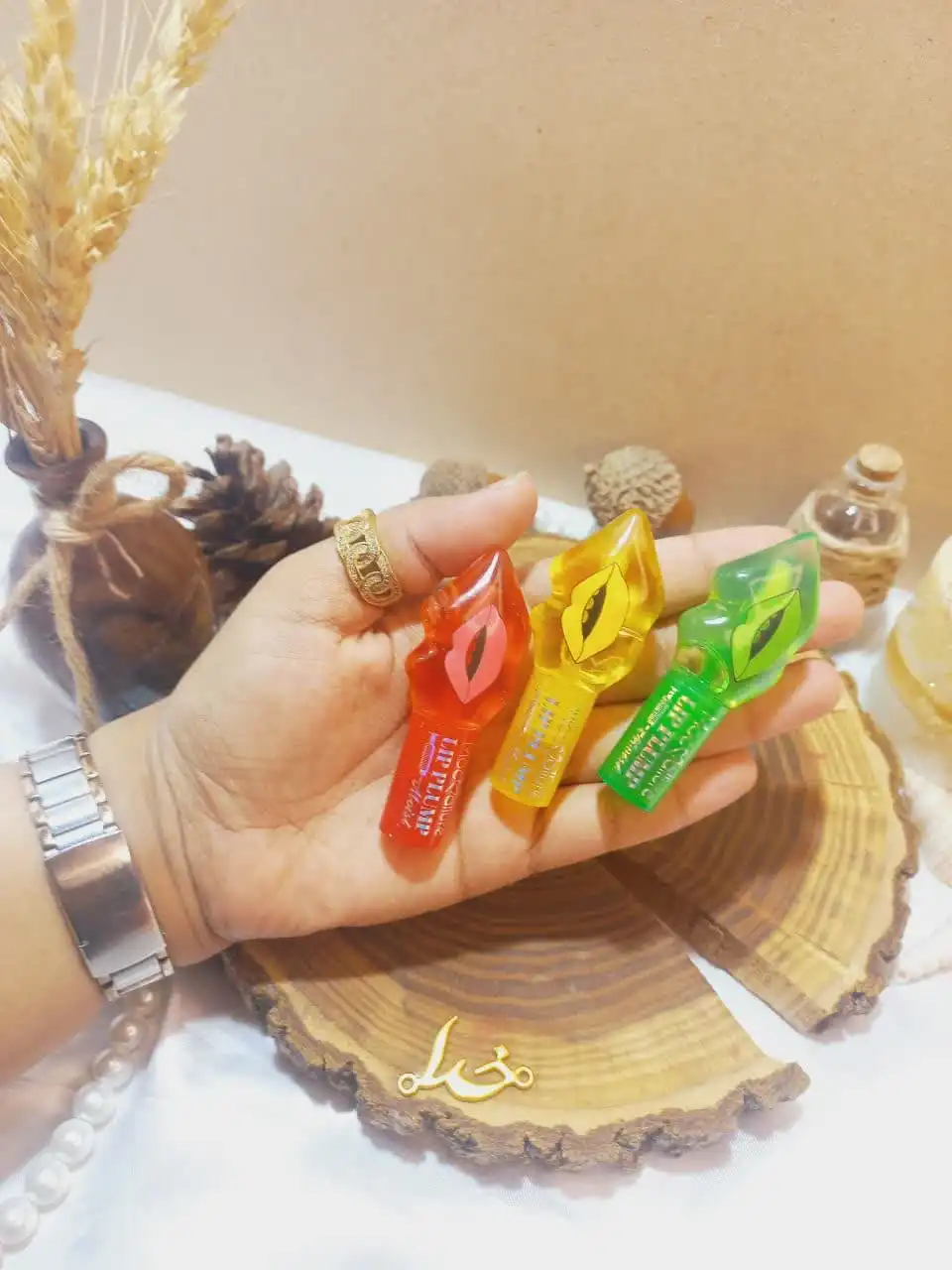 لیپ گلاس حجم دهنده طرح لب موکالره MOCALLURE کد311