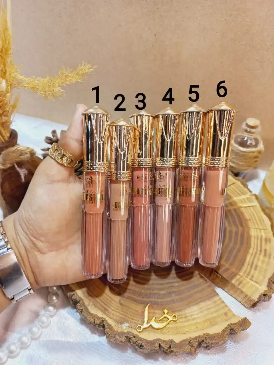 رژ لب مایع 24 ساعته ضدآب پینک کی PINK KEY کد PK2515