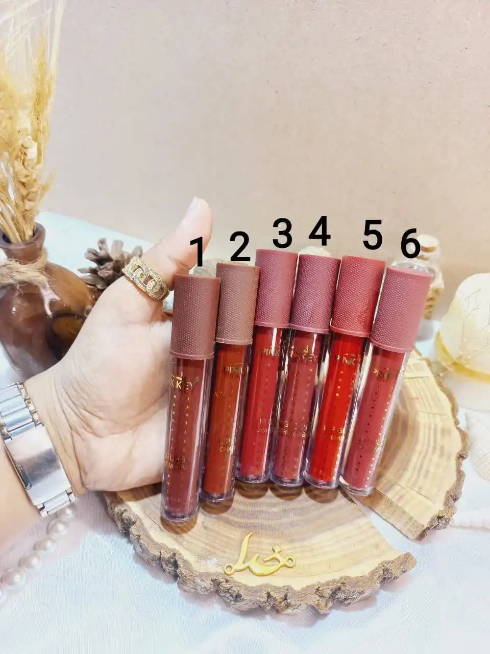 رژ لب مایع 24 ساعته ضدآب پینک کی PINK KEY کد PK2513