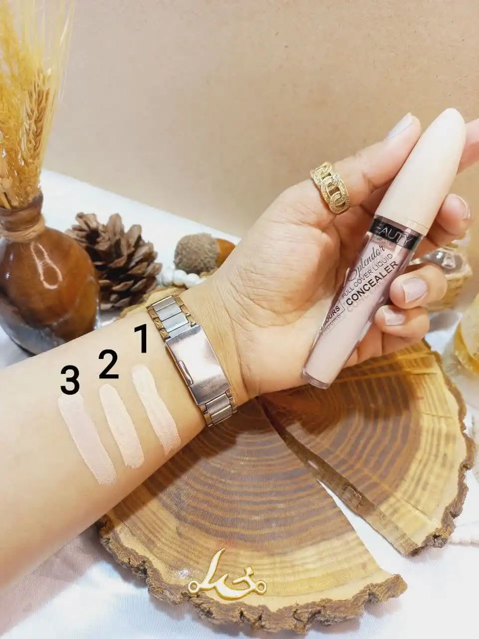 کانسیلرمایع 24 ساعته فول کاور هدی بیوتی HUDA BEAUTY کد HCC328