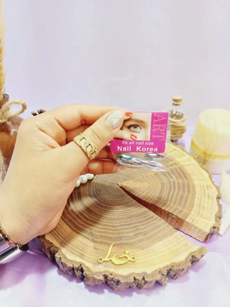 ناخن مصنوعی آینه ای رنگی نوک تیز آرت نیل ART NAIL  کد 0095610