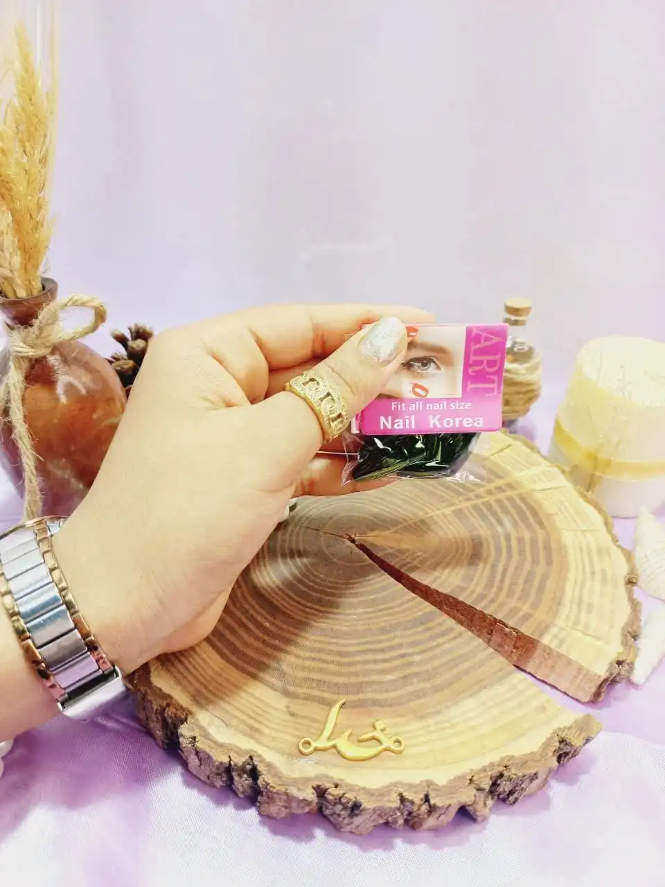 ناخن مصنوعی آینه ای رنگی نوک تیز آرت نیل ART NAIL  کد 0095610