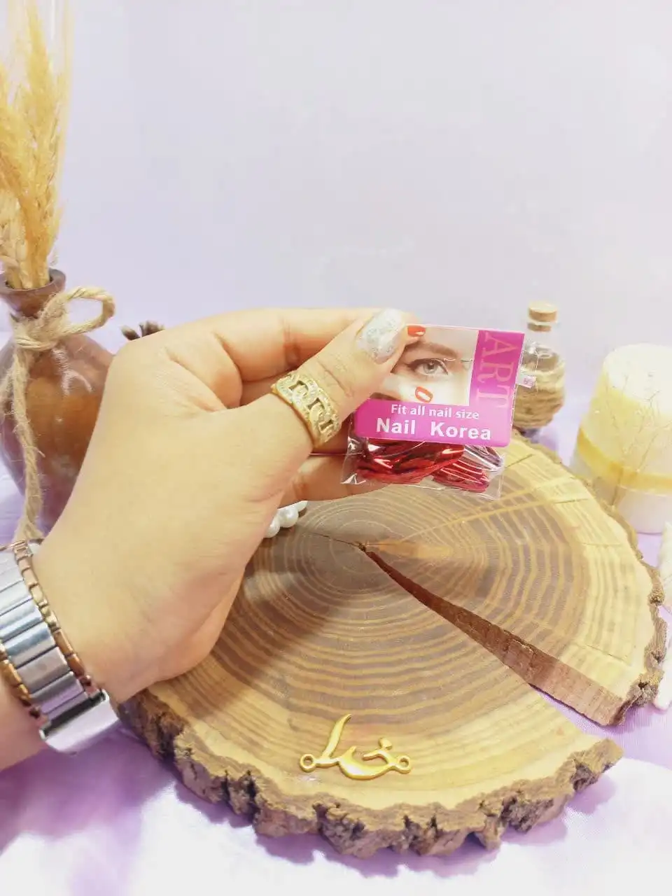 ناخن مصنوعی آینه ای رنگی نوک تیز آرت نیل ART NAIL  کد 0095610