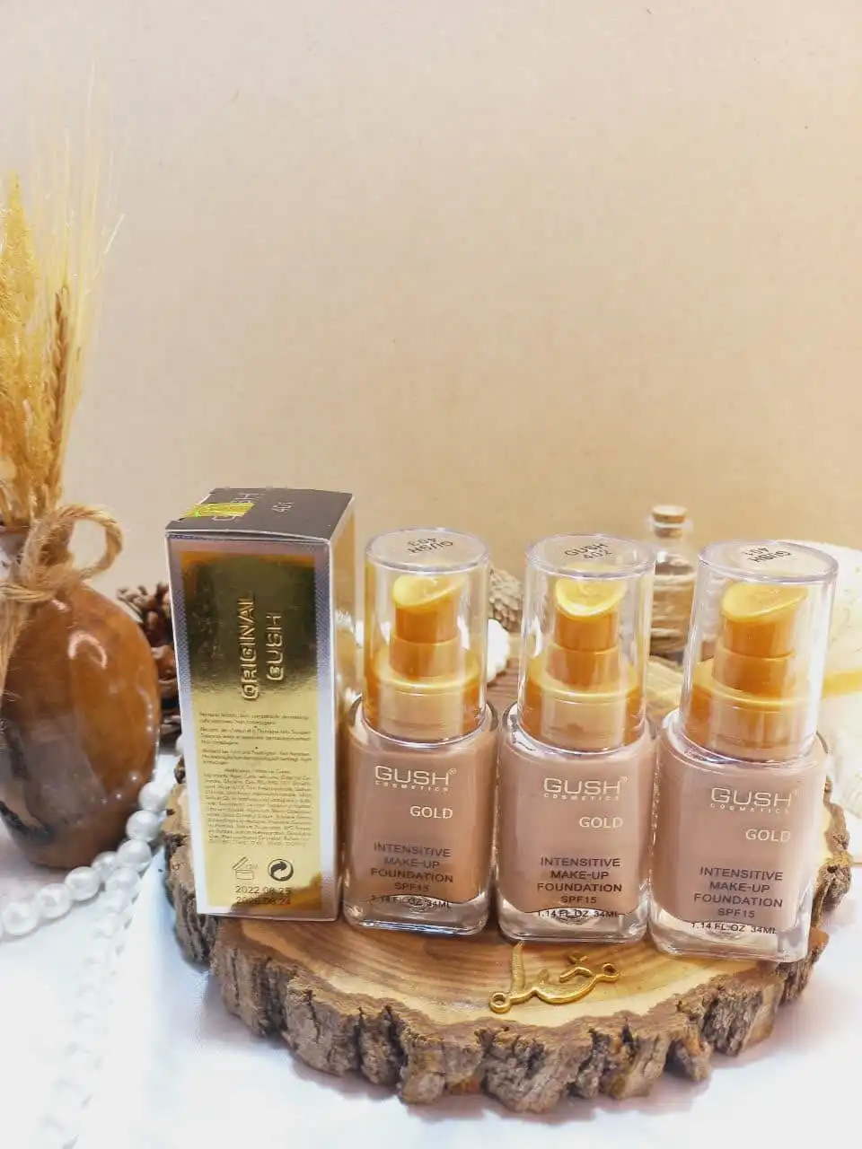 کرم پودر گاش گلد بغل اورجینال درب زرد GASH GOLD کد70514