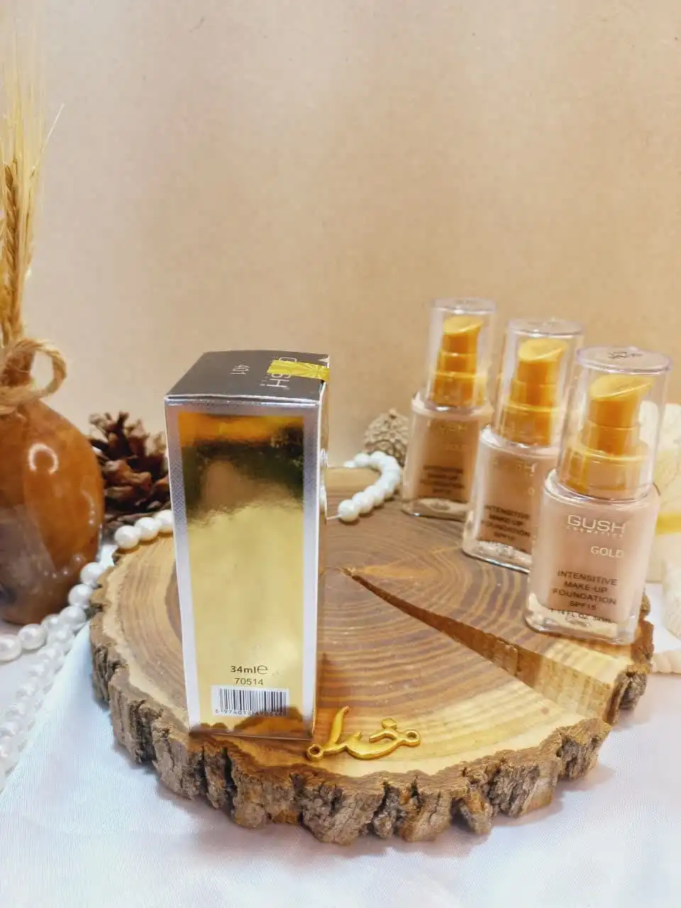 کرم پودر گاش گلد بغل اورجینال درب زرد GASH GOLD کد70514