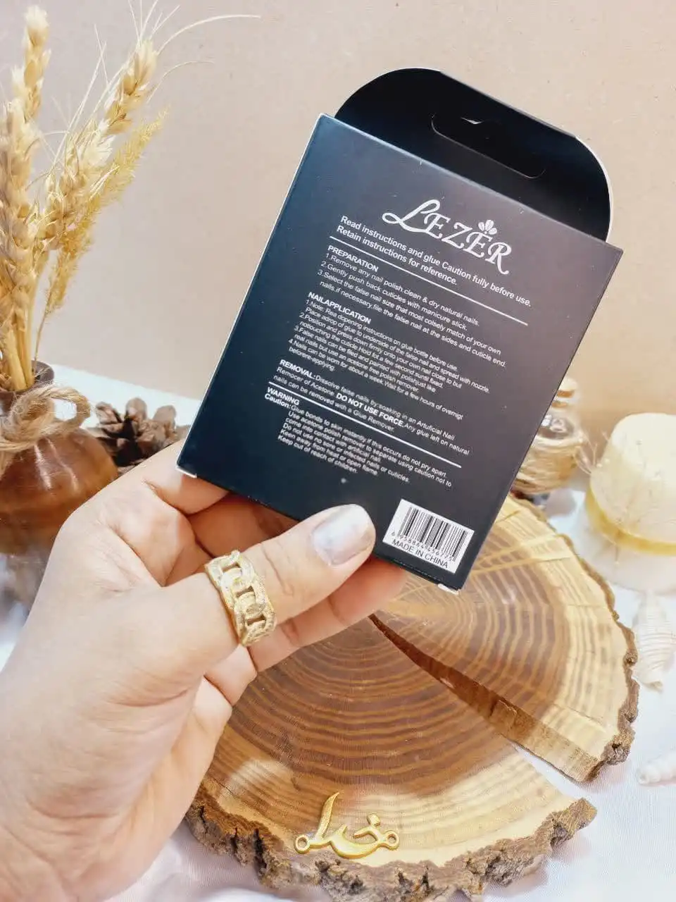 ناخن مصنوعی آینه ای رنگی نوک تیزلیزر LEZER کد 56775