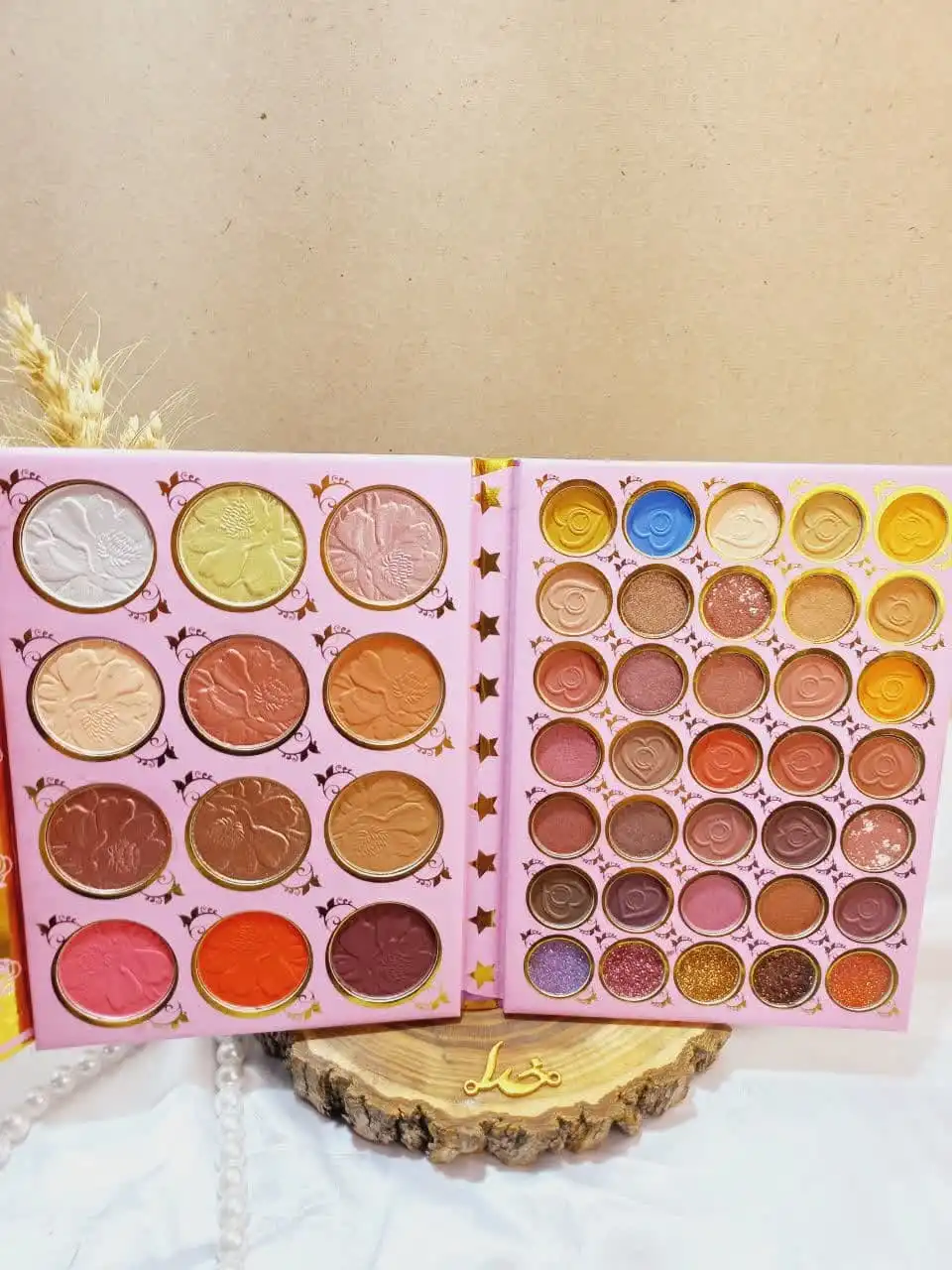 پالت سایه کتابی طرح دختر 117 رنگ برونز گرل BRONZE GIRL فوق العاده با کیفیت کد DD88019