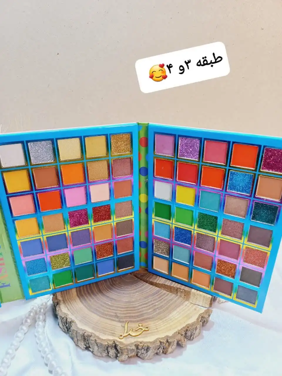 پالت سایه کتابی طرح آووکادو 140 رنگ برونز گرل BRONZE GIRL فوق العاده با کیفیت کد 42311