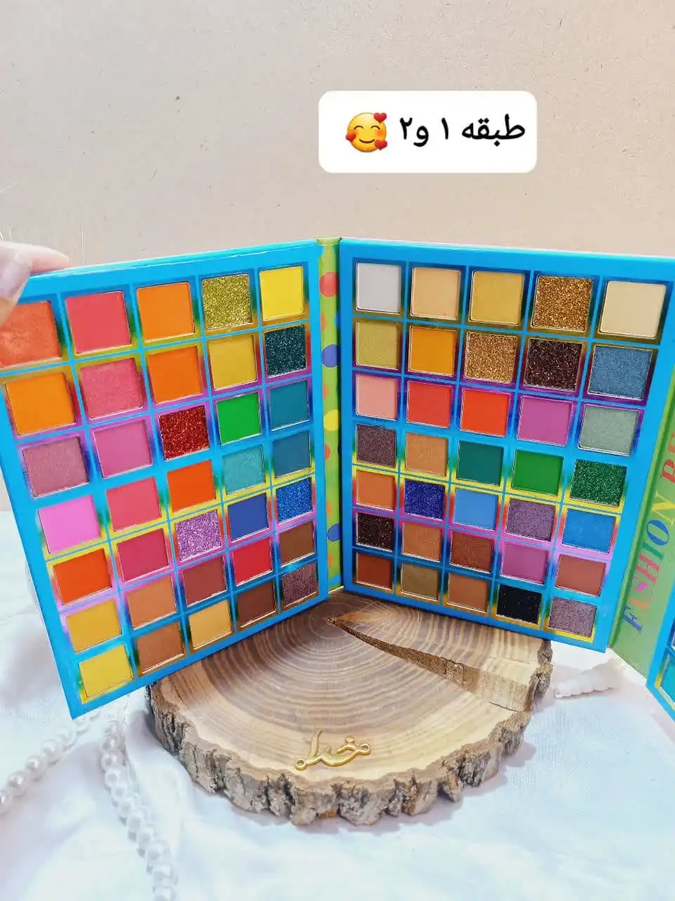 پالت سایه کتابی طرح آووکادو 140 رنگ برونز گرل BRONZE GIRL فوق العاده با کیفیت کد 42311