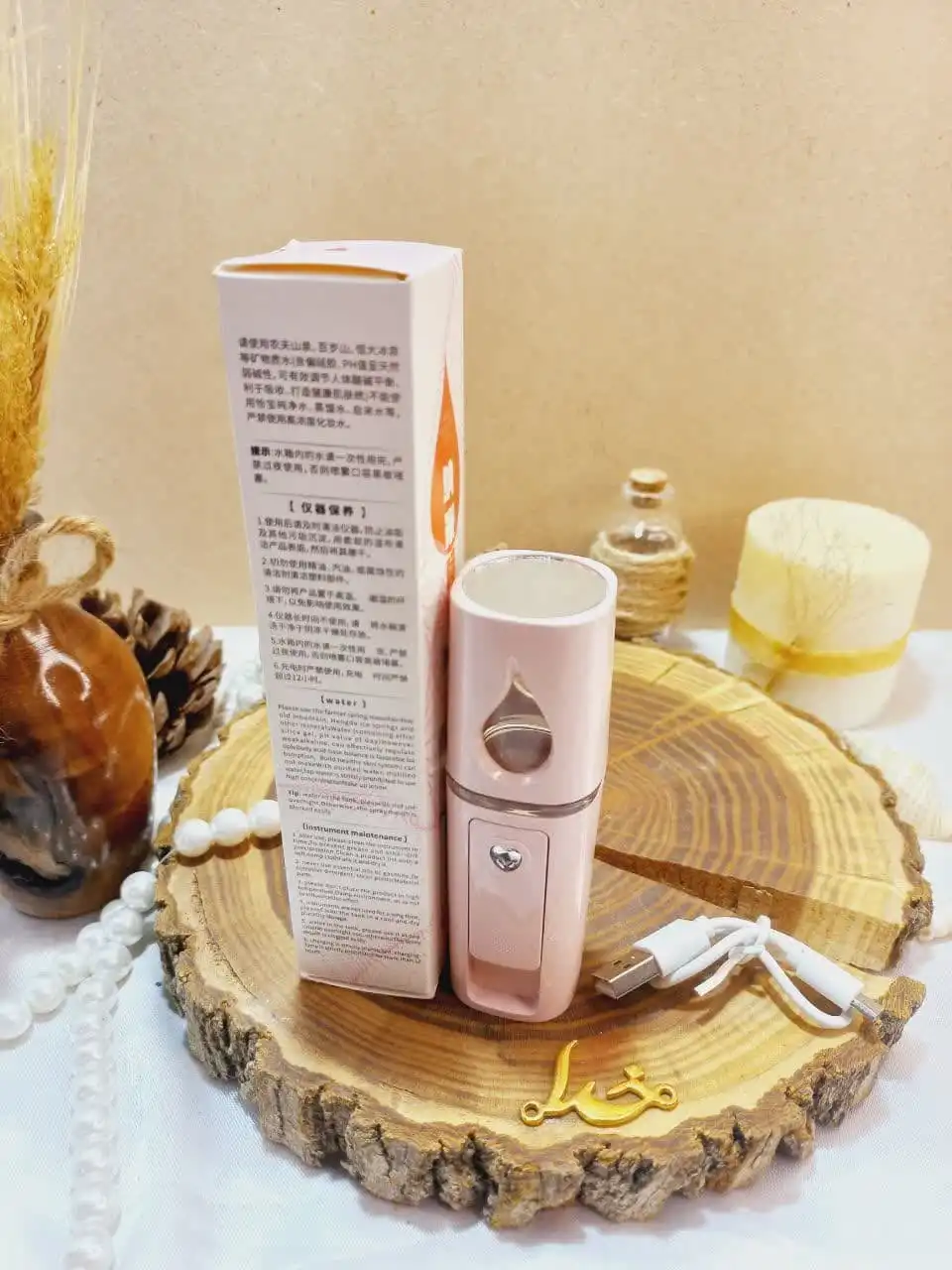 دستگاه بخور سرد طرح اشکی نگین دار (کارتن جدید)