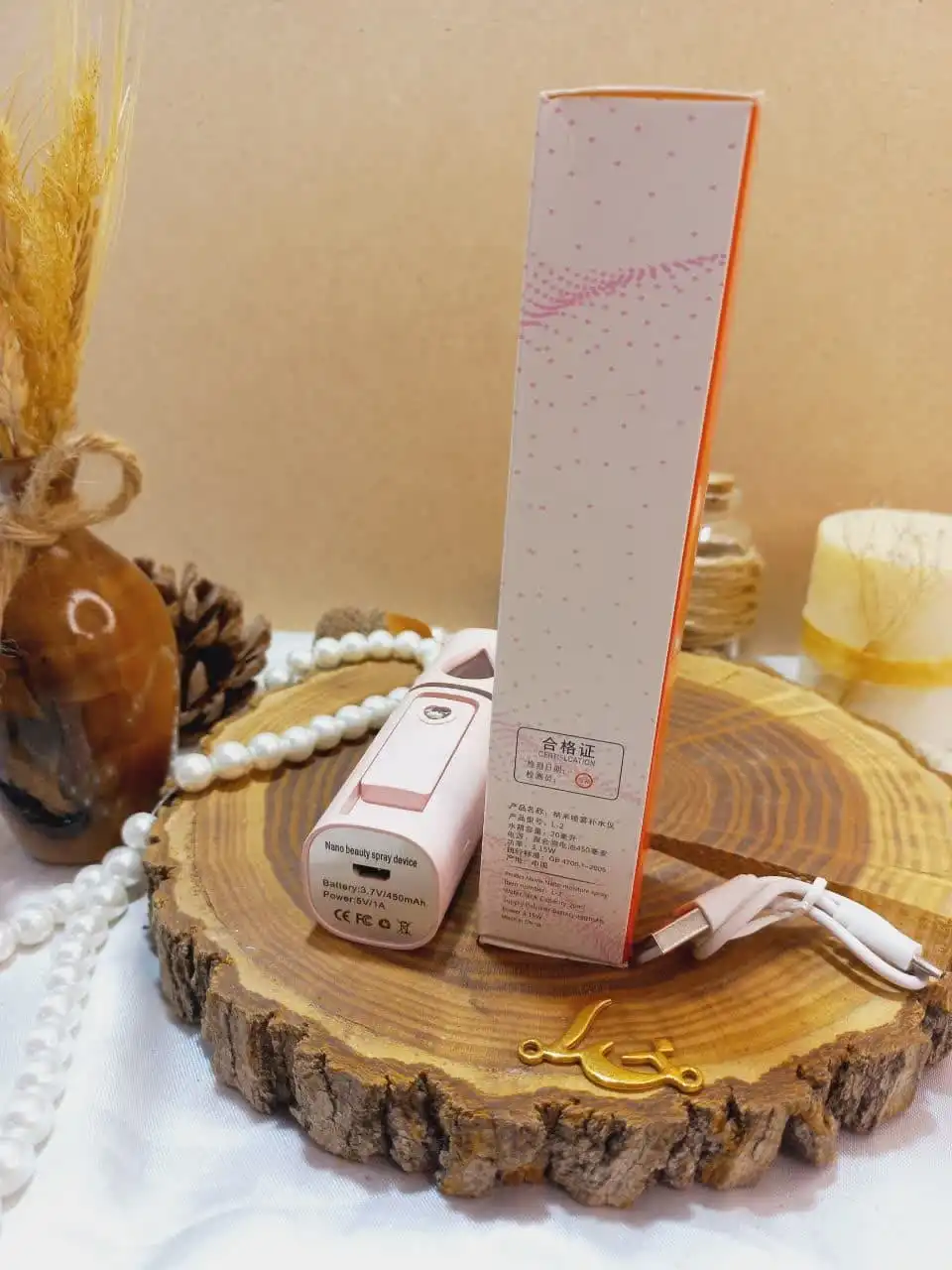 دستگاه بخور سرد طرح اشکی نگین دار (کارتن جدید)