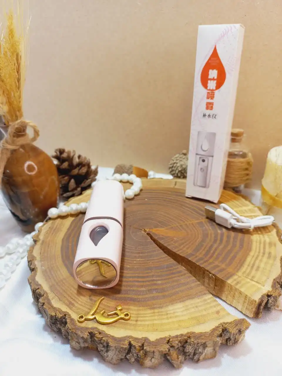 دستگاه بخور سرد طرح اشکی نگین دار (کارتن جدید)