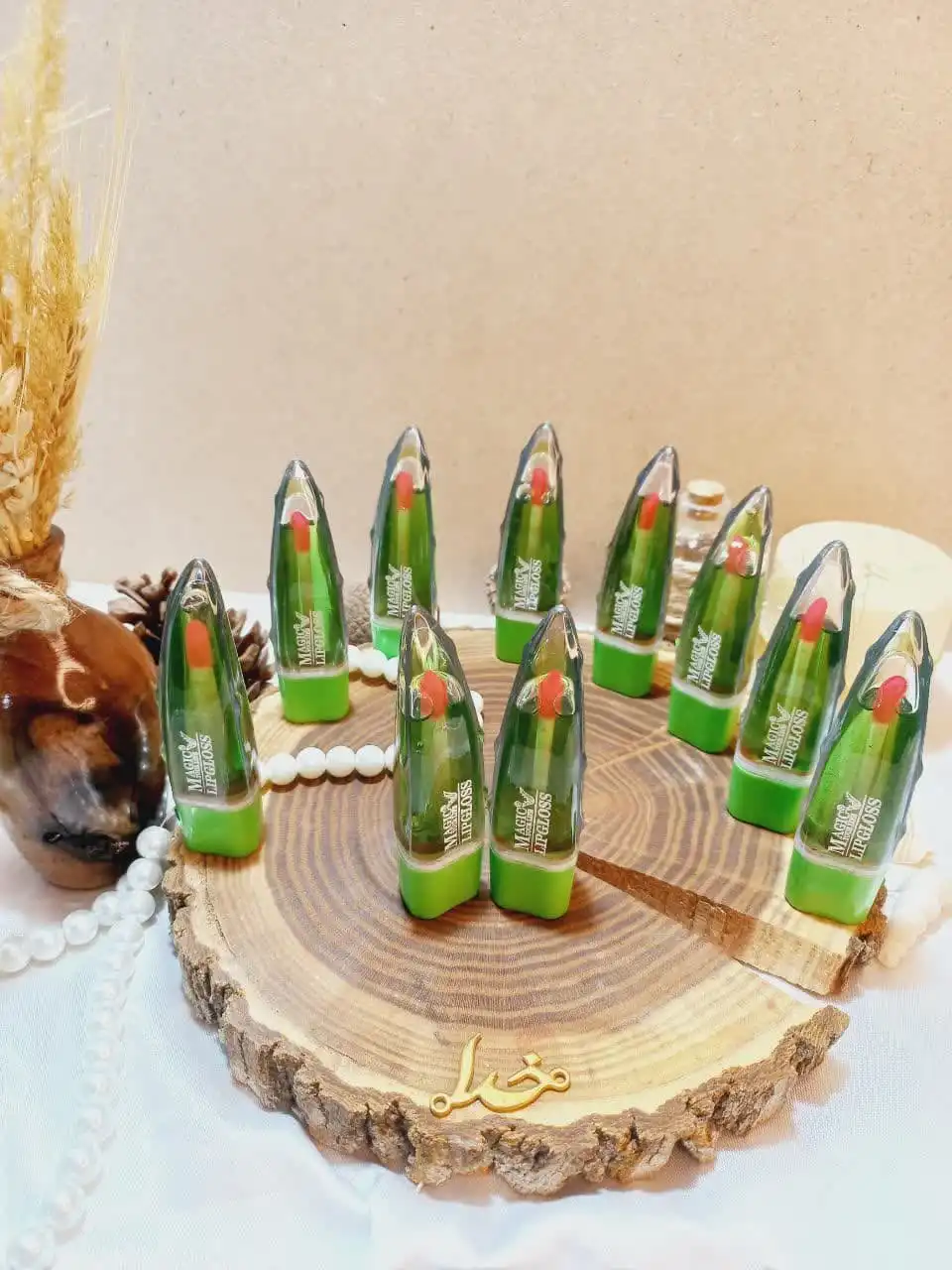 برق لب حرارتی طرح آلوئه ورا 99% مجیک MAGIC کد LC557