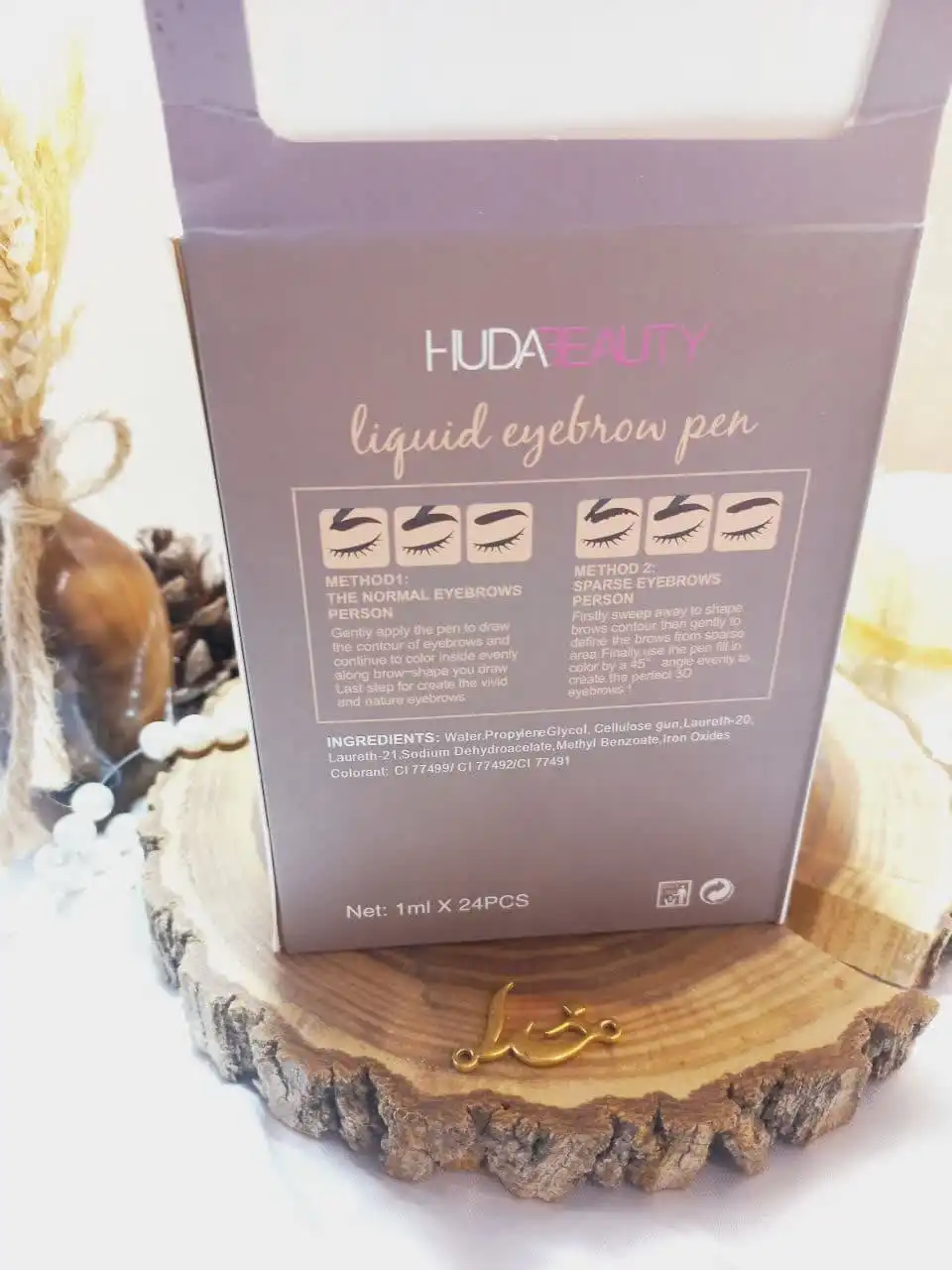 هاشور ابرو 4 خطی شماره 03 هدی بیوتی Huda beauty کد 828