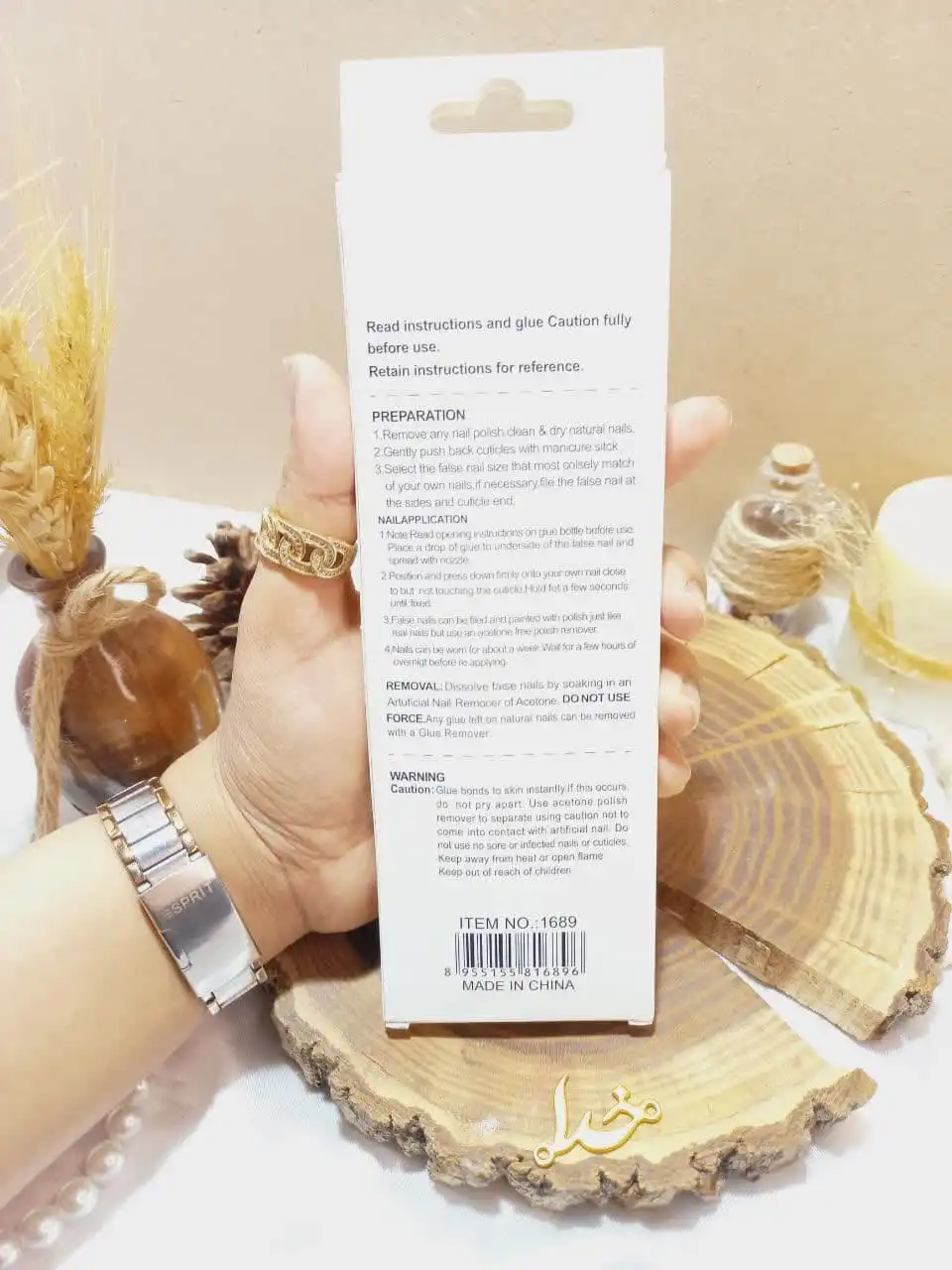 ناخن مصنوعی آینه ای رنگی نوک تیز برند FAIRY کد 1689