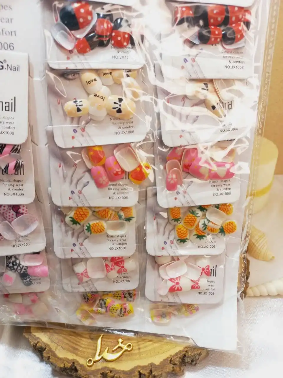 ناخن مصنوعی طرح دار آرت نایل Art nail کد JX1006