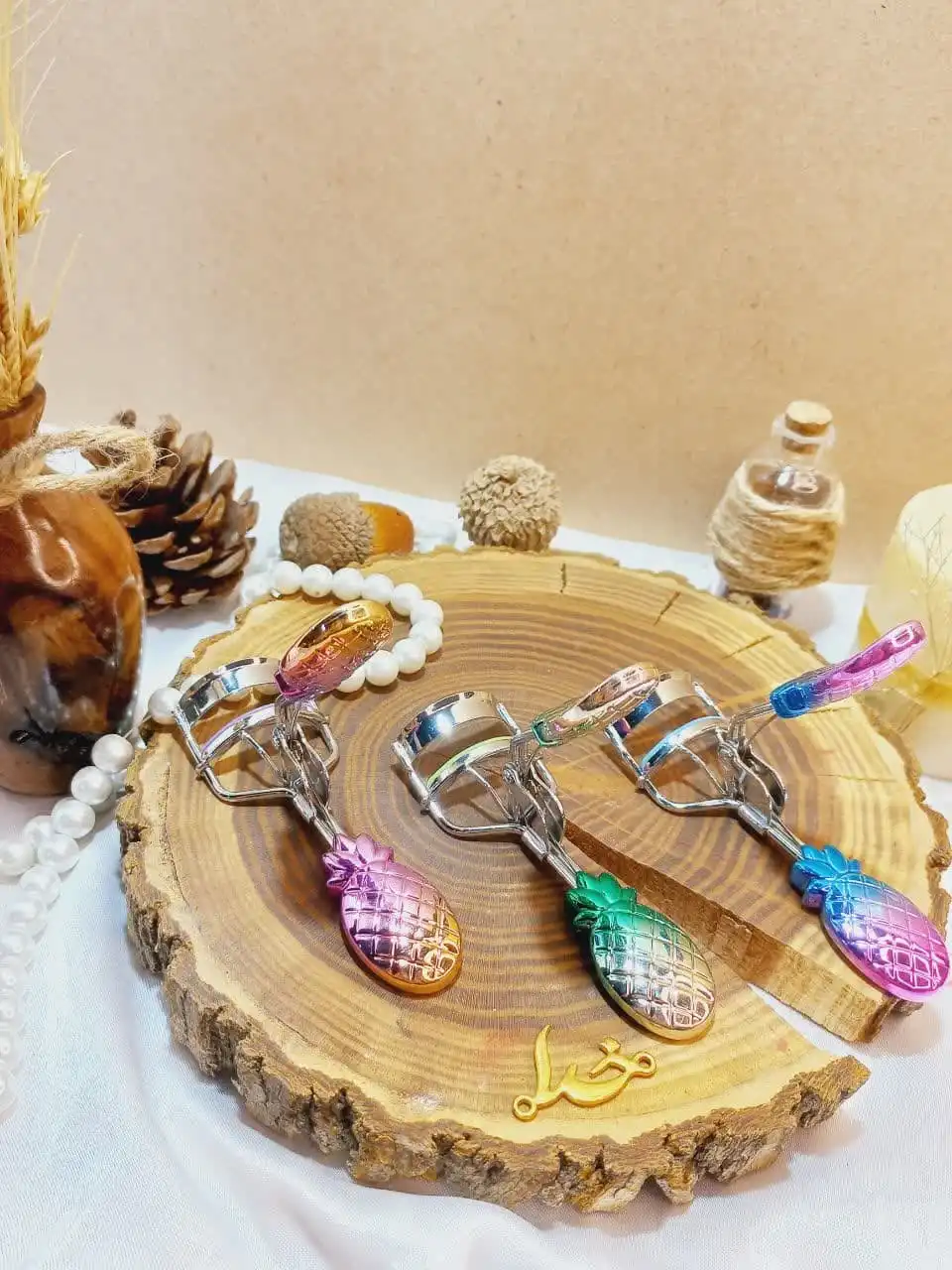 فرمژه طرح آناناس استیل