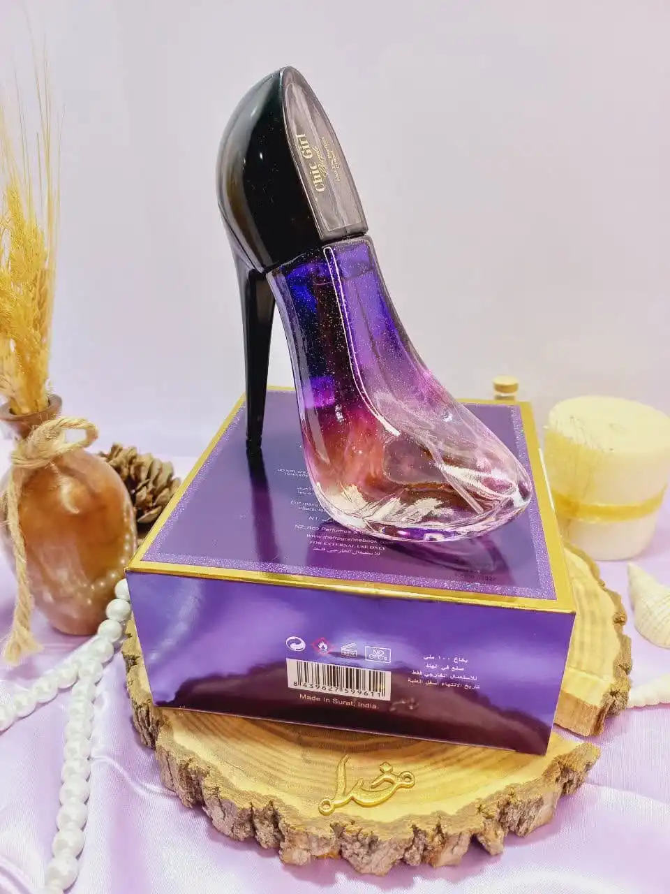 ادکلن چیک گرل بنفش CHIC GIRL PURPLE حجم 100 میلی لیتر اورجینال اماراتی