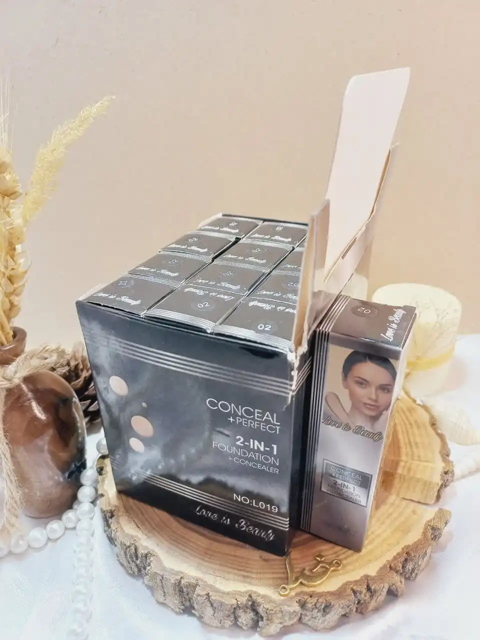 کانسیلر پرفکت لاو این بیوتی LOVE BEAUTY کد L019