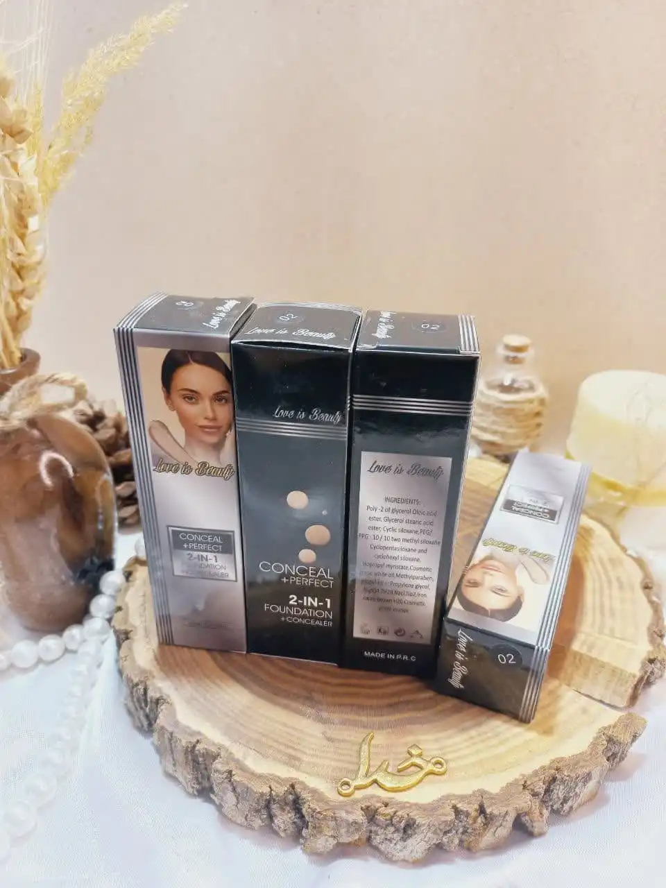 کانسیلر پرفکت لاو این بیوتی LOVE BEAUTY کد L019