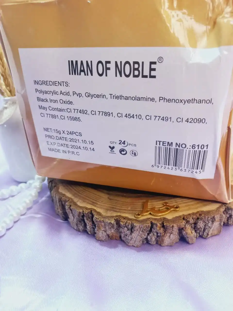 خط چشم مشکی ماژیکی ستاره ای ایمن آف نوبل IMAN OF NOBEL  کد 6101