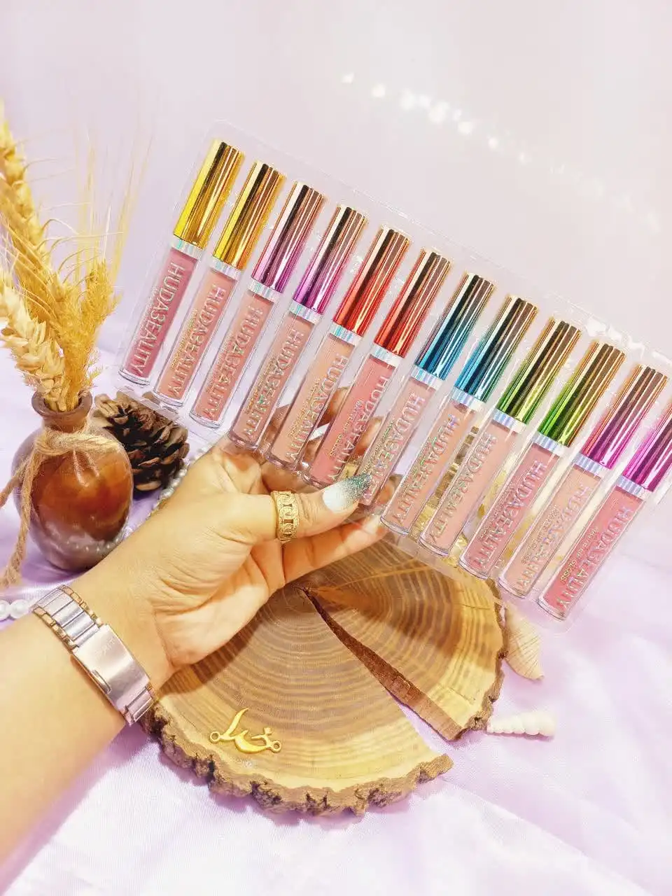 پک رژ لب مایع هدی بی آلیتی Huda beality lipgloss کد 505