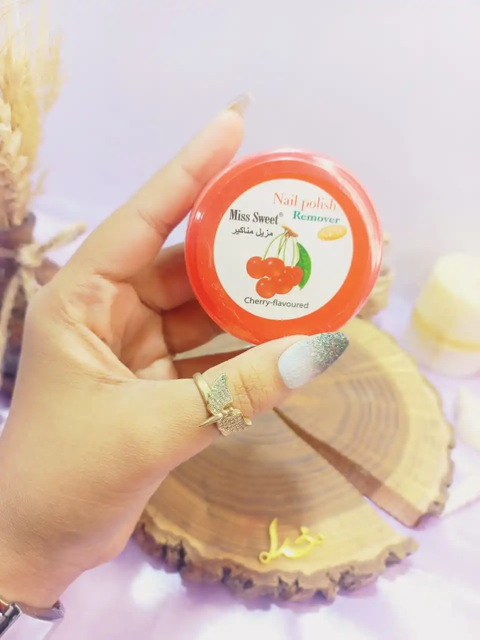 پد مخصوص لاک پاک کن بدون استون برند میس سوییت MISS SWEET کد YD9029