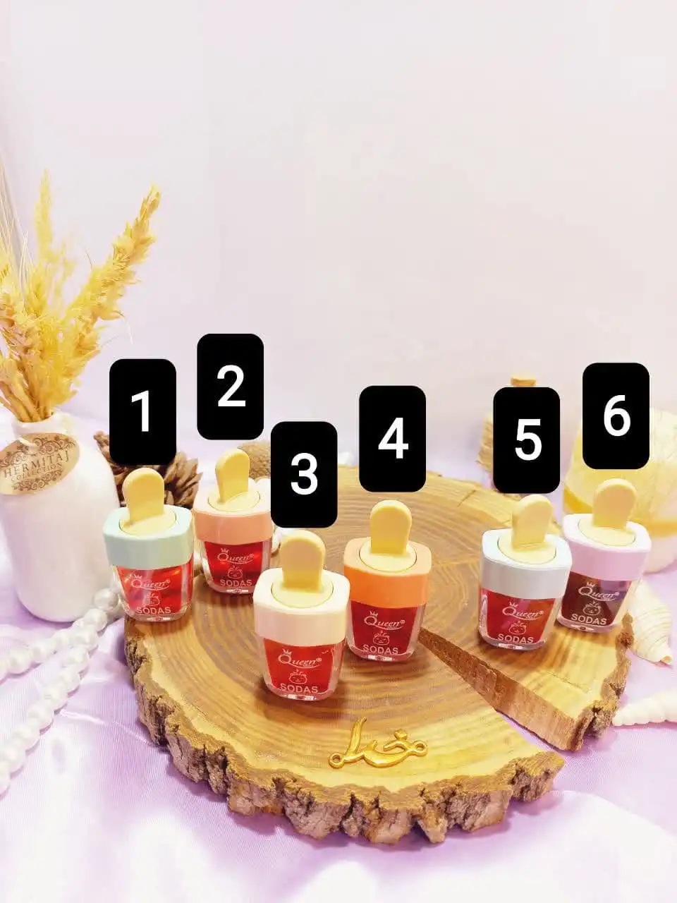 تینت لب طرح بستنی برند کویین QUEEN کد CB9041