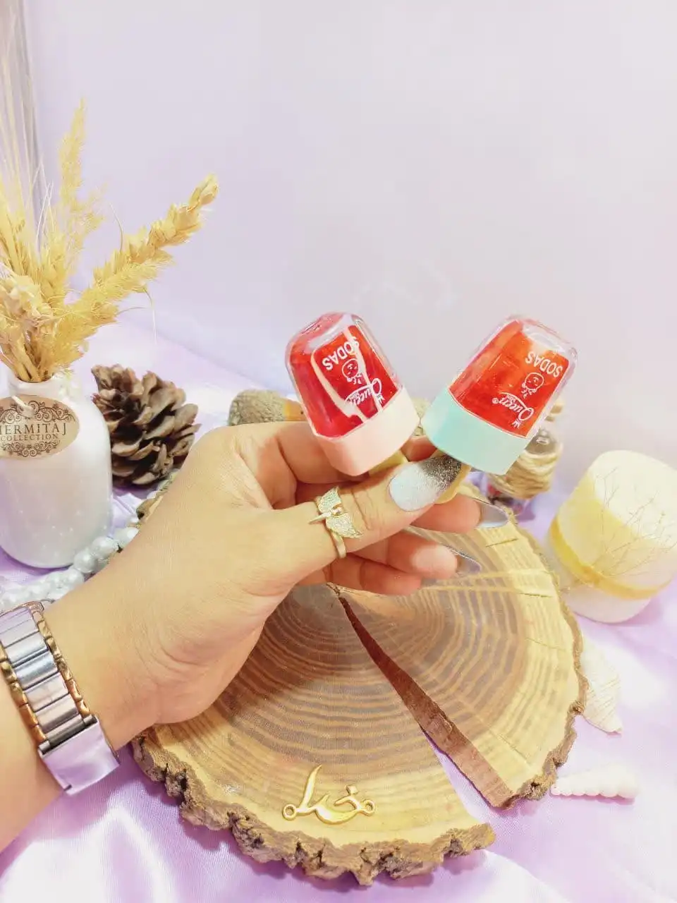 تینت لب طرح بستنی برند کویین QUEEN کد CB9041