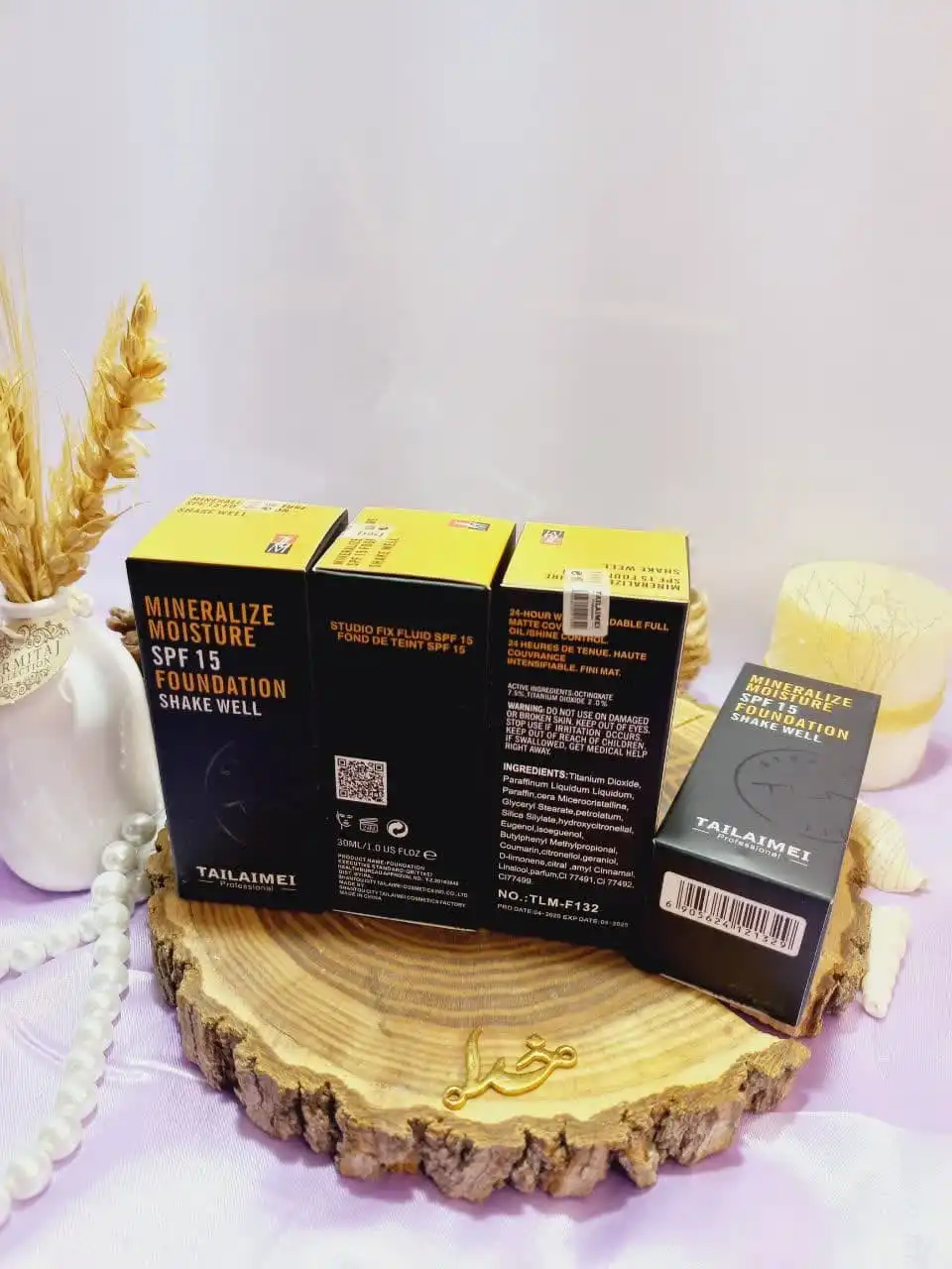 کرم پودر پرطرفدار spf15 تایلامی TAILAIMEI کد TLMF132