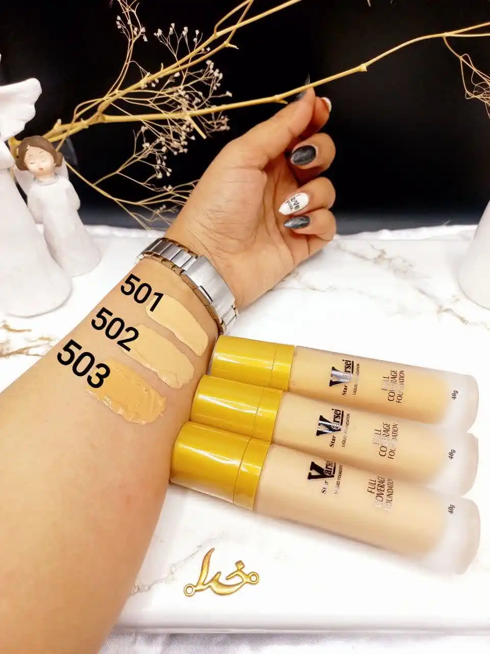 کرم پودر با دوام پمپی ورسای VERSEI کد 12104