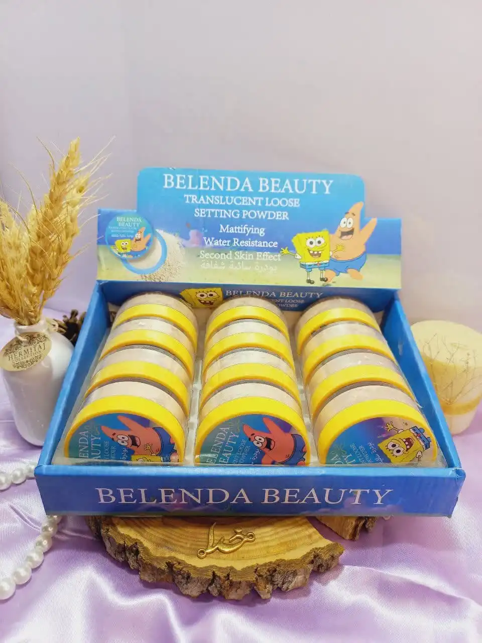 پودر فیکس طرح باب اسفنجی بلندا بیوتی BELENDA BEAUTY کد BB31516