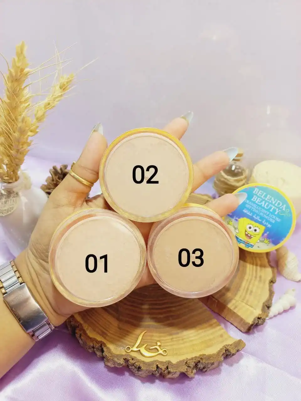 پودر فیکس طرح باب اسفنجی بلندا بیوتی BELENDA BEAUTY کد BB31516