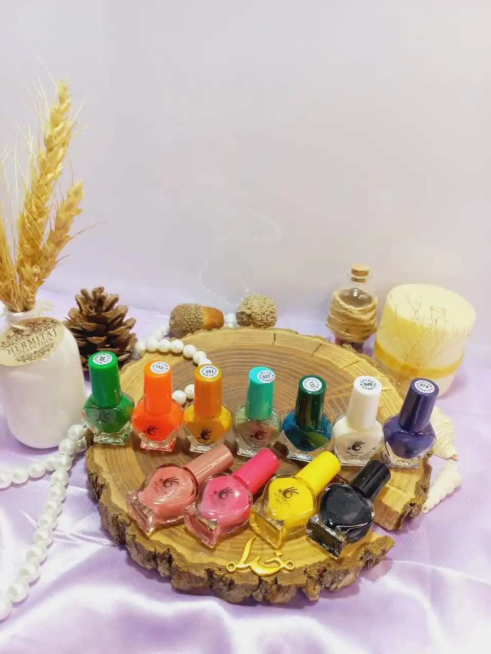 لاک ناخن مدل قلبی نایلی پولیش کد 3012G