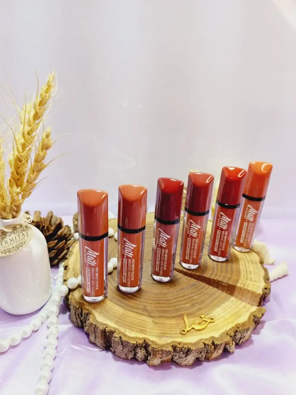 پک 6 تایی رژ لب مایع پر طرفدار رومانتیک می ROMANTIC MAY کد 889NU