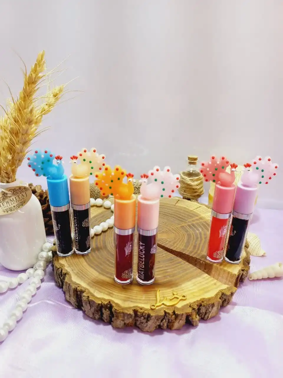 تینت لب ضد آب 24 ساعته طرح طاووس مجیک MAGIC کد LC028