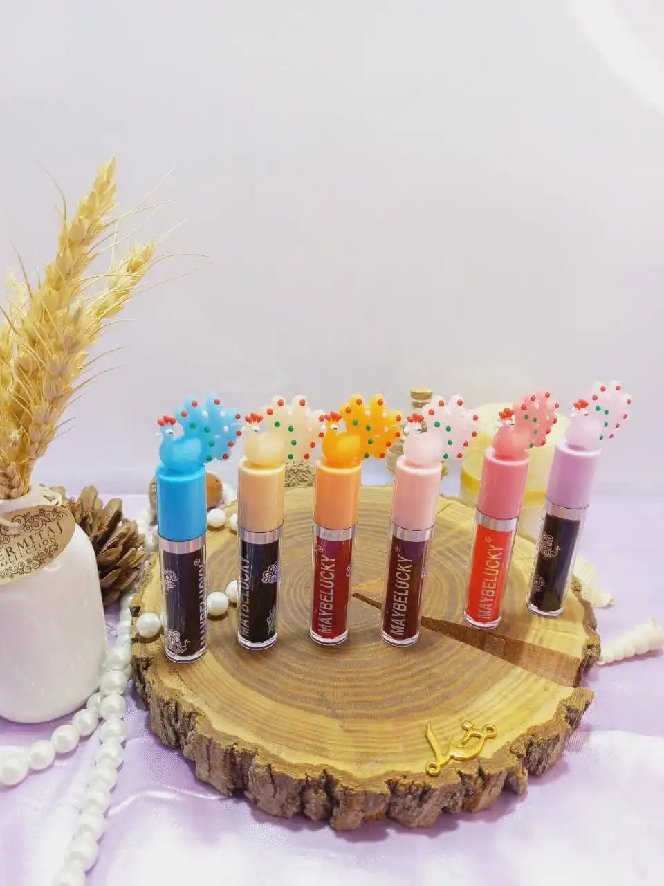 تینت لب ضد آب 24 ساعته طرح طاووس مجیک MAGIC کد LC028