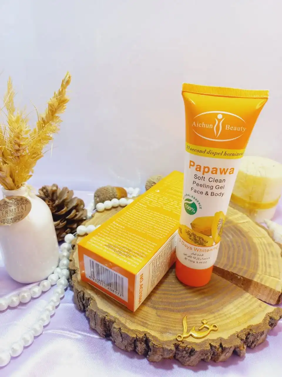 ژل پرطرفدار لایه بردار پاپایا Papawa برند آیچون بیوتی Aichun Beauty کد AC31064